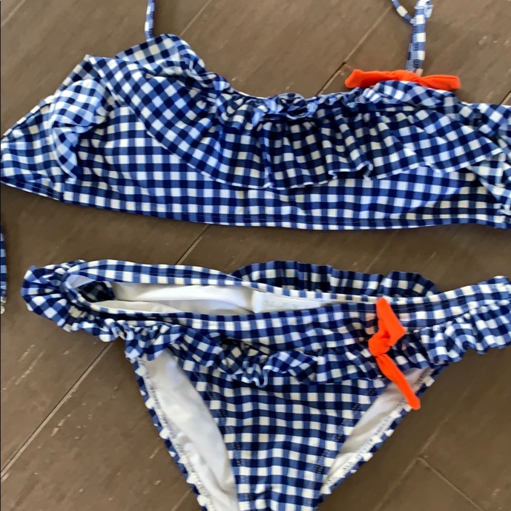 Blue & white bikini XL